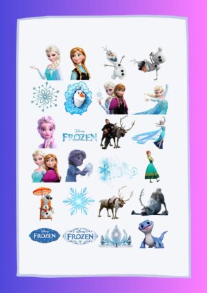 tatuajes temporales de frozen